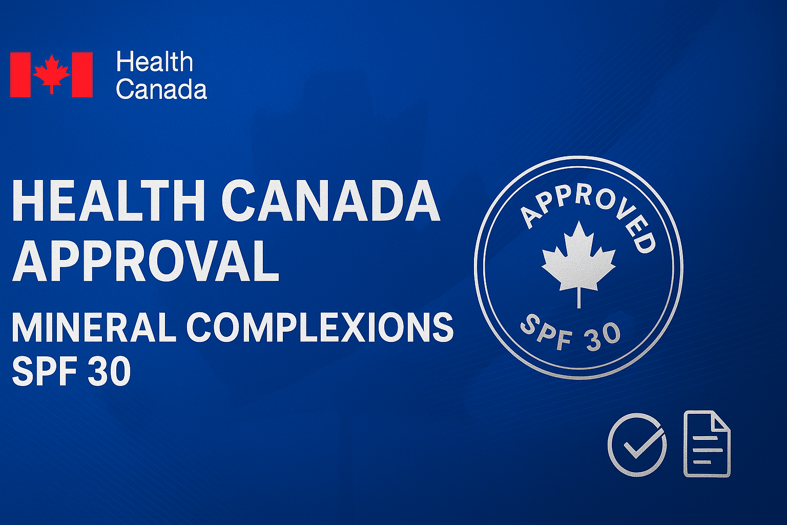 Cosmectology Achieves Health Canada Approval for Mineral Complexions™ Post-Procedure Shield SPF30